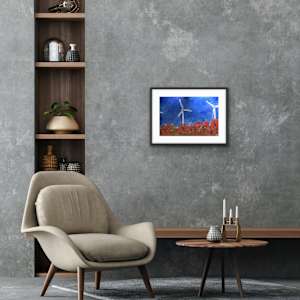 The Plain in Spain  Image: virtual wall hanging