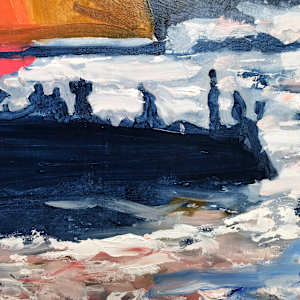 Spinnaker Silhouette by Geoff Hargraves 