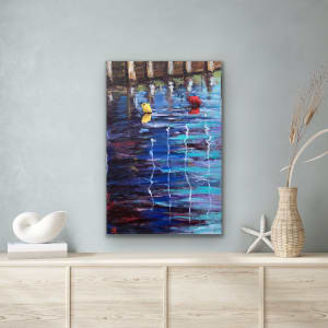 Harbour Reflections by Geoff Hargraves  Image: ArtRoom virtual room hanging