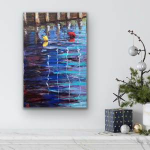 Harbour Reflections by Geoff Hargraves  Image: ArtRoom virtual room hanging