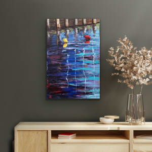 Harbour Reflections by Geoff Hargraves  Image: ArtRoom virtual room hanging