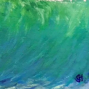 Left at the Wall by Geoff Hargraves  Image: signature