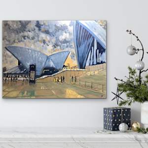 Opera House paving reflections by Geoff Hargraves 