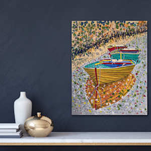 clinker boats 2 by Geoff Hargraves 