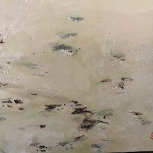 South from One Tree  Image: detail showing initial signature