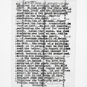 The Albrecht Letter by Damon Hamm 