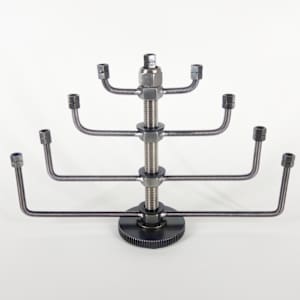 Convertible Candelabra Menorah by Damon Hamm 
