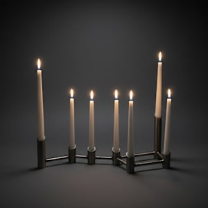 Big Dipper Constellation Candelabra by Damon Hamm 