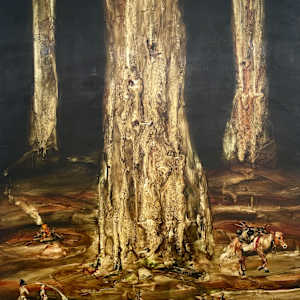 Kauri Gum Diggers Camp by Garth Steeper