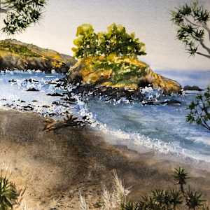 Buckhorn Cove on a Fall Day by Sarah Scott Falk