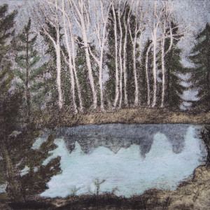 Pond, Early Spring by Laura Morton
