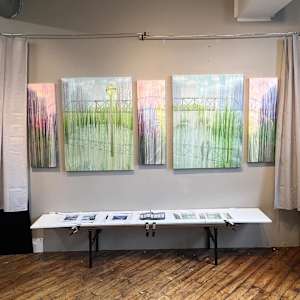 Inter-Arch (Rain Painting Commission) by Rachel Brask