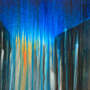 Early Lights in Rain by Rachel Brask