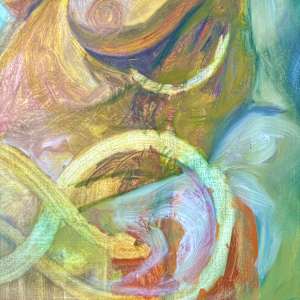 FIGURE STUDY WITH SNAKES by Isabelle Klauder 