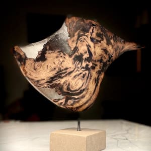 Swirling Oak Heart by Bill Usher 