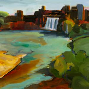 View From Pont de Rennes Bridge by Maureen Church