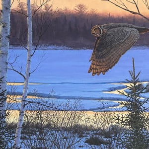March | Great Horned Owl by Mark H Swenson