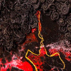 Their First Kiss by Dellis Frank  Image: Their First Kiss detail 3