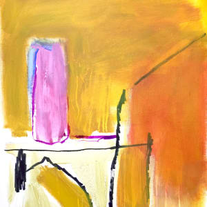 Looking out in Asnieres France by Jenny Davis 