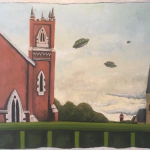 St John vs the Aliens by Michael Bourke