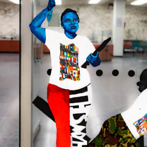 Shared Truth from the Youth by Young Artist Movement (YAM), Jessica Strahan  Image: Detail, permanent installation at Main Branch, New Orleans Public Library