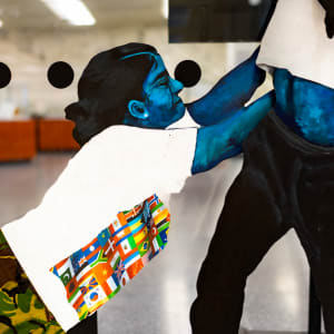Shared Truth from the Youth by Young Artist Movement (YAM), Jessica Strahan  Image: Detail, permanent installation at Main Branch, New Orleans Public Library