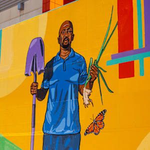 Guardian of the Garden: The Sacredness of Black Bodies in the Stance of “Just Being” by Journey Allen, Jade Meyers, Gabrielle Tolliver, Young Artist Movement (YAM) 