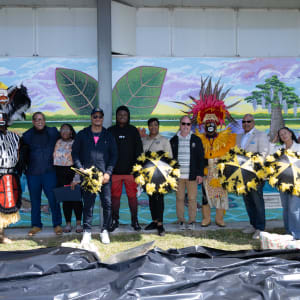 In Our Nature by Young Artist Movement (YAM), Jamar Duval Pierre  Image: Unveiling, March 19, 2022