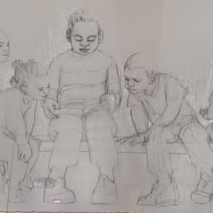 [Children reading] by Charlotte Andry Gibbs