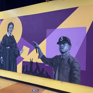 Henriette DeLille & Chance the Rapper Mural by Brendon Palmer-Angell