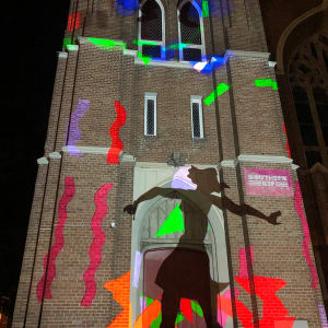 Bayou Road, Rhythmic Dream, and Chemin du Bayou by Cristina Molina, David Sullivan, John Gray, Southeastern Louisiana State University students  Image: Artwork by Southeastern Louisiana State University students under the direction of Cristina Molina