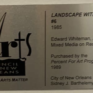 Landscape With Yellow Band #6 by Edward Whiteman 