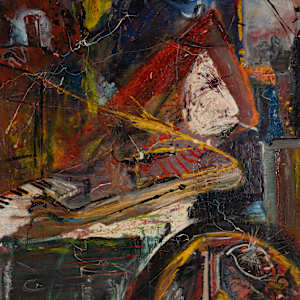 The Piano Has Been Drinking (Self Portrait Three Ways) by Jonathan Herbert