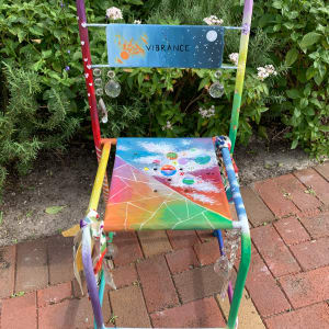 Chair of Vibrance by VOLTA VITA  Image: front view