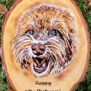 Happy "The Destroyer" Medium Pet Portrait