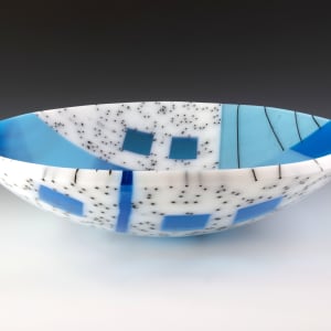 Glacial Ripple Bowl by Karen Wallace 
