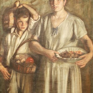 Dona amb nen by Agustí Ferrer i Pino