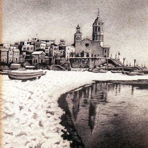Sitges nevat by Pere Quevedo Jiménez