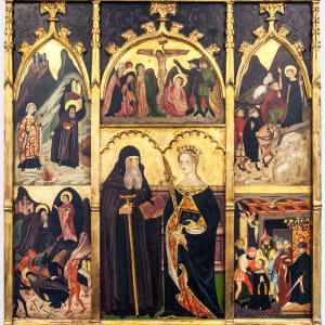 Retaule dedicat a sant Antoni i santa Margarida by Montserrat Vila