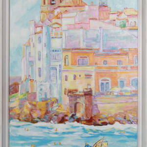 Frescor a Sitges by Rosa Maria Cortázar  Image: Obra amb el marc.