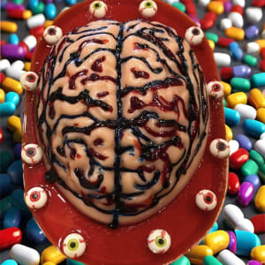 THIS IS YOUR BRAIN ON DRUGS...ANY QUESTIONS??? by Curtis DIckman 