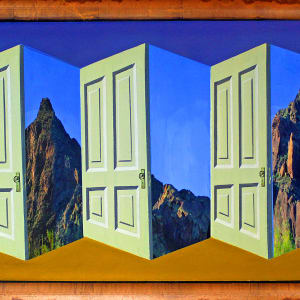 DOORWAYS TO CAMELBACK MOUNTAIN by Curtis DIckman