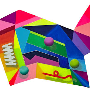 GEOMETRIC EXPLOSION II by Curtis Dickman 