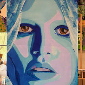 BLUE BRIDGETTE BARDOT by Curtis Dickman 