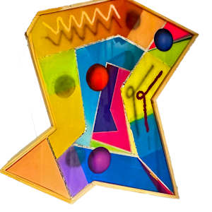 GEOMETRIC  EXPLOSION I by Curtis Dickman 