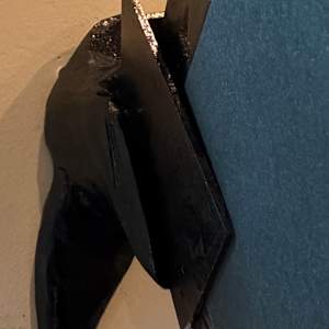 BLACK BOOT WALL MOUNT FOR "OUTSIDE THE BOX" REVERSPECTIVE CUBES by Curtis Dickman, Image 5.