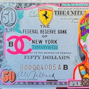 THE COST OF BREAKFAST AT TIFFANY'S (Artists Proof) by Curtis Dickman 