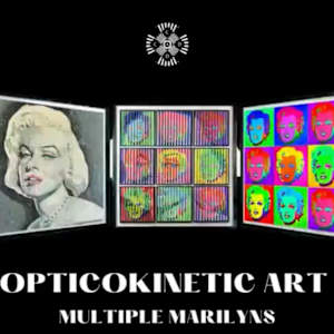 MULTIPLE MARILYN'S by Curtis Dickman 
