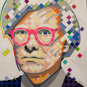 ANDY WARHOL CUBED by Curtis DIckman