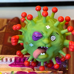 THE COVID SALUTE by Curtis Dickman 